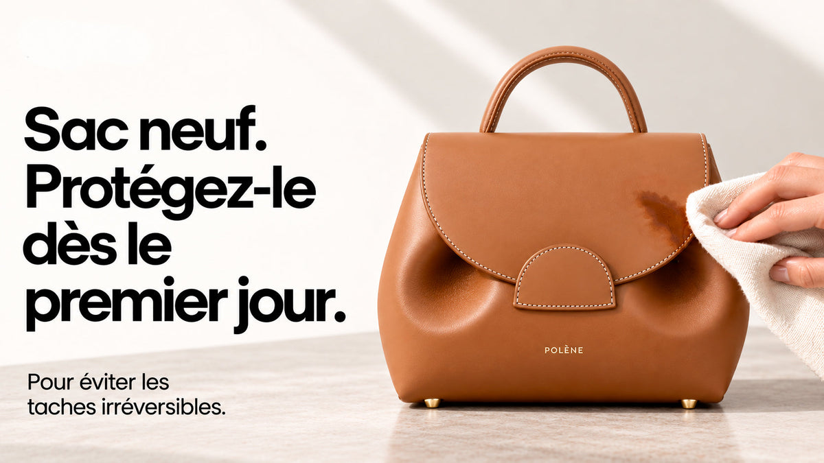Comment protéger un sac en cuir neuf contre les taches ?